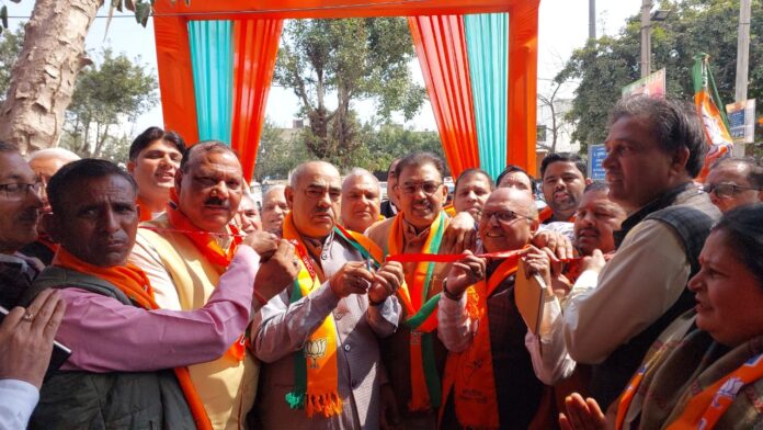 Chief Minister inaugurated BJP office in Ballabhgarh through video conferencing