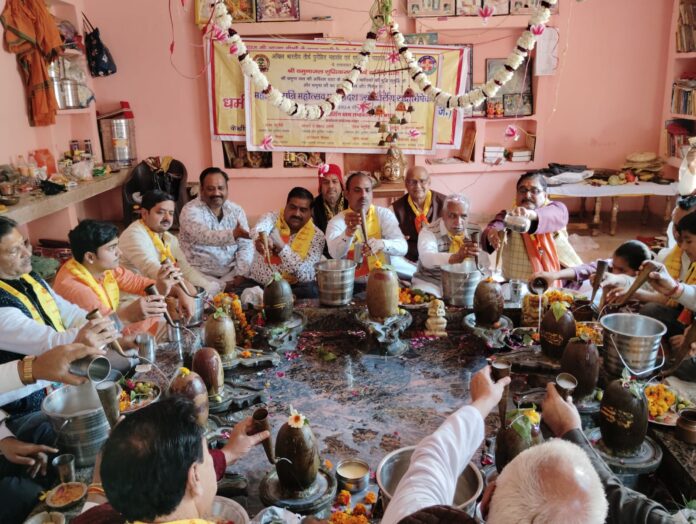 Dwadash Jyotirlinga Rudrabhishek took place in Mahashivratri festival