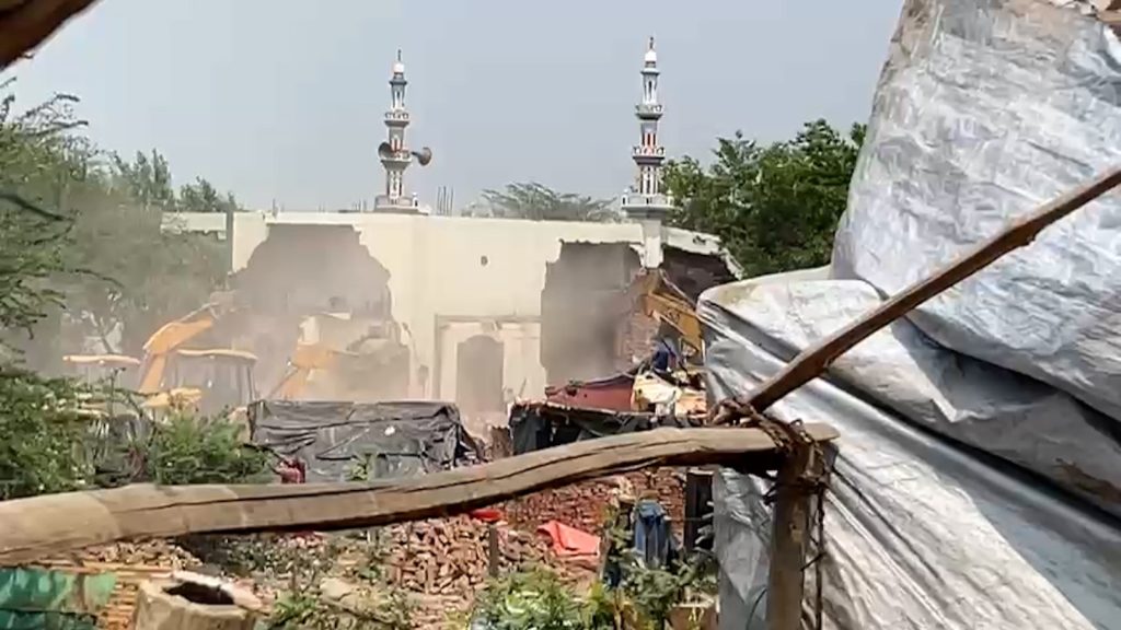 बुलडोजर एक्शन Faridabad
