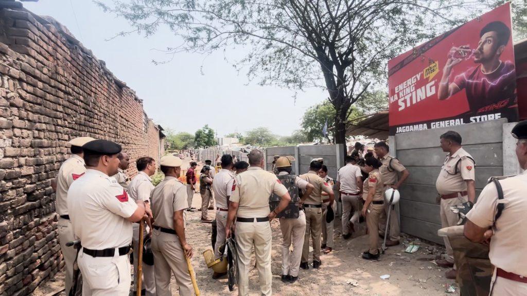 बुलडोजर एक्शन Faridabad