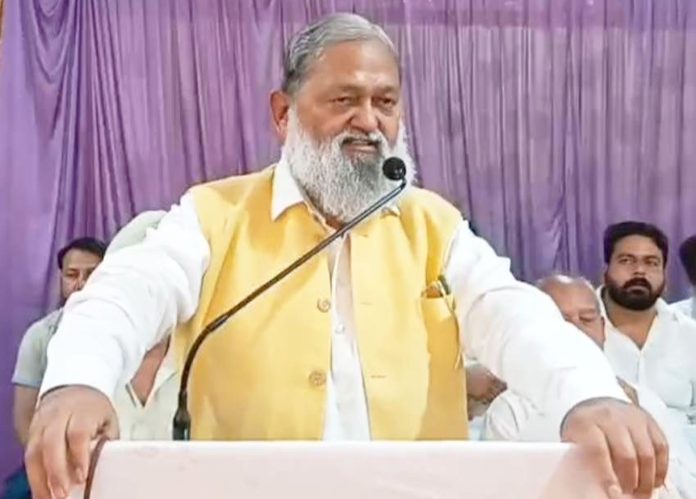 ऊर्जा, परिवहन एवं श्रम मंत्री अनिल विज