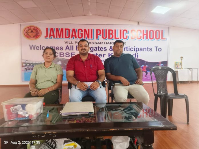 सीबीएसई कबड्डी क्लस्टर चैंपियनशिप में झज्जर के राहुल अहलावत बने चैंपियनशिप ऑब्जर्वर