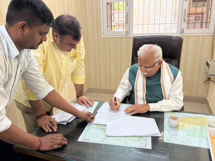 Minister Manohar Lal Sells Ancestral Land, Donates ₹1 Crore to PM Relief Fund